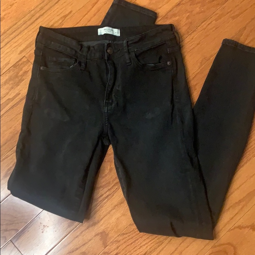 Black Abercrombie and Fitch jeans